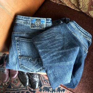 Buffalo David Bitton Dark Blue Slim Jeans